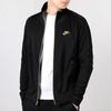 Jacken Herren Schwarz Gold Stehkragen Moderat Sonstige BQ2566-011