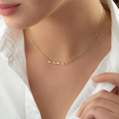 Gepersonaliseerde Aangepaste Naam Ketting Goud Roestvrij Staal Choker Kettingen Voor Vrouwen Naamplaat Jubileum Sieraden Cadeau