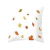 Autumn Maple Leaf Fresh Printing Pattern Polyester Cushion Cover for Home Living Room Sofa Bedroom Decoration Pillow Cover