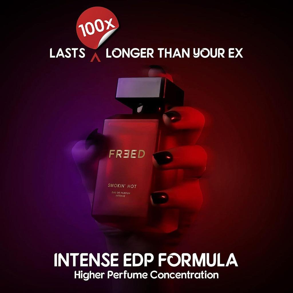 FREED Smokin' Hot EDP Parfüm für Frauen, 80 ml | Intensives und langanhaltendes würziges orientalisches Eau de Parfum | Bestes Geschenk für Frauen