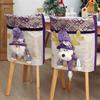 Christmas Chair Back Covers Gnome Chair Covers Xmas Dining Chair Covers For Home Kitchen Dining Room Decor