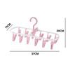 12 Sock Clip Multifunctional Sock Drying Clip Cloth Hanger Household Sock Drying Clip