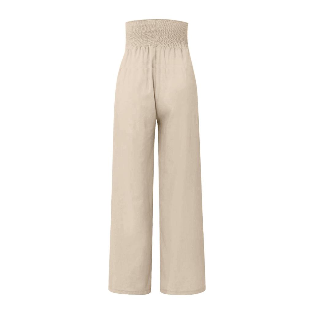 Women's Fashion Loose Casual High Waist Wide Leg Pants Casual Pants