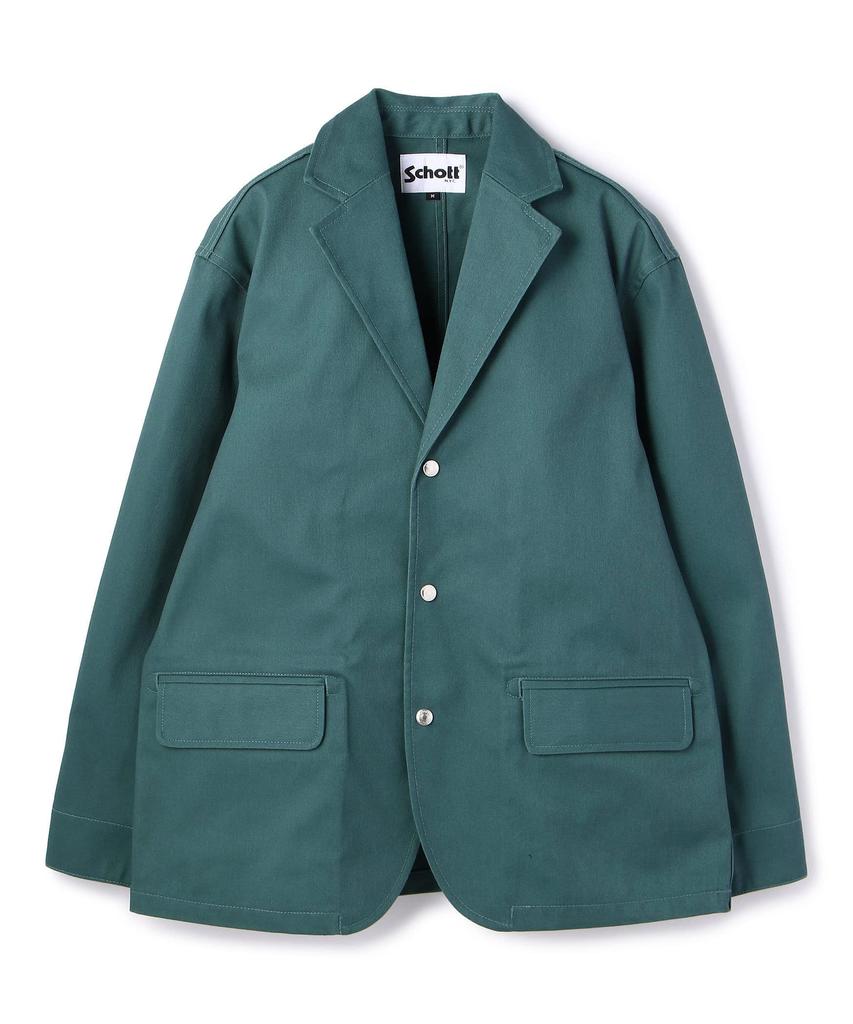 TC 3B Button Jacket L 140 Green [Schott NYC] JACKET/3 Men's 782-3952006