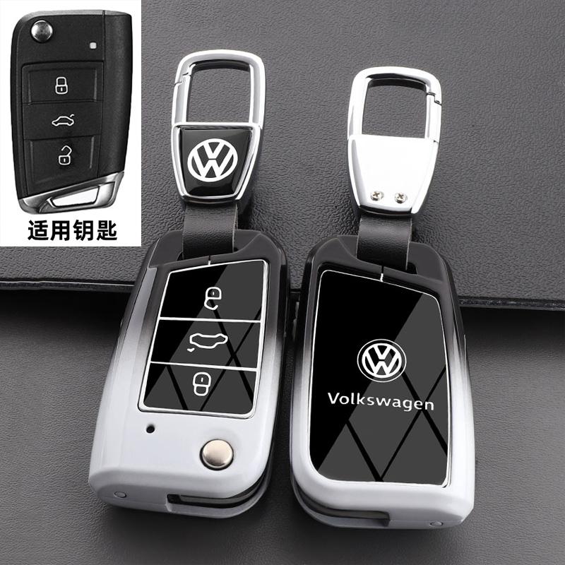 2026 Hot For VW VOLKSWAGEN Car Key Case Cover Shell For VW Volkswagen Golf 7 MK7 Tiguan MK2 For SEAT Ateca Leon FR 2 Ibiza For S