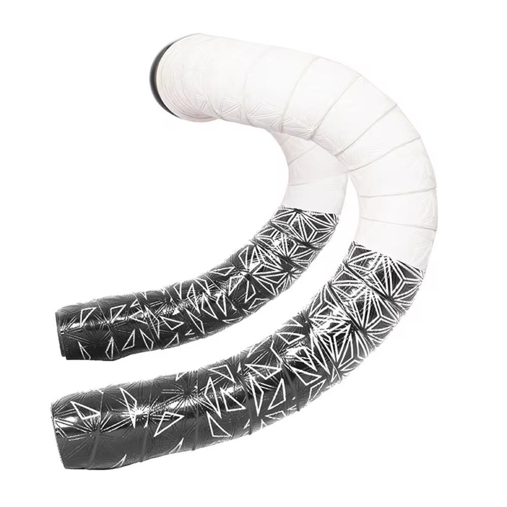 Double Color Matching Road Handlebar Tape Sweat-absorbent Anti-slip Leather Handlebar Tape Anti-slip as the picture