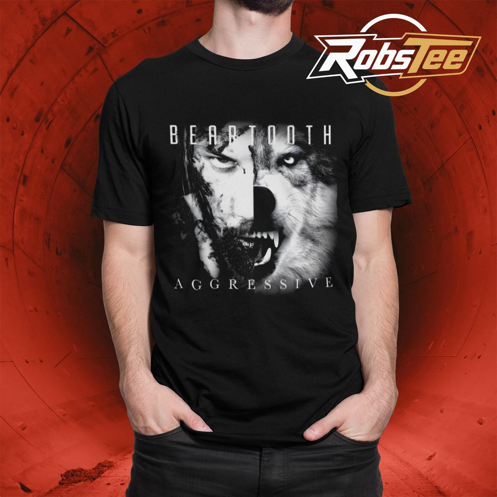 Beartooth T-Shirt, Metal Rock Band Music Merch Shirt, Retro 90s Personalized Casual T-Shirt S