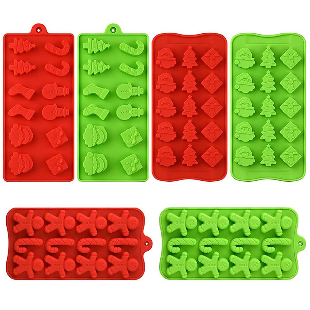 Christmas Series Baking Molds Fondant Mould Chocolate Moulds Cake Decorating Gadgets Silicone Kitchen Baking Accessories