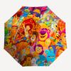 Toy Story, Pixar Automatic Opening and Closing Umbrella, Compact Travel Umbrella, Lightweight and Portable, Suitable for Beach Commuting Bus