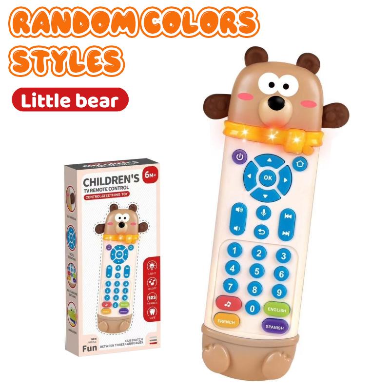 

Baby Simulation TV Remote Control With Light Early Education Music Toy For 6M+ Infant Sensory Interactive Game Toddler Gifts