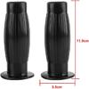 for Motorcycle Coke Bottle Grips Motorcycles Hand Grips Left Right Rubber 7/8in 1in Universal Easy to Hold Hand Grips Vintage Motorcycle Handlebars