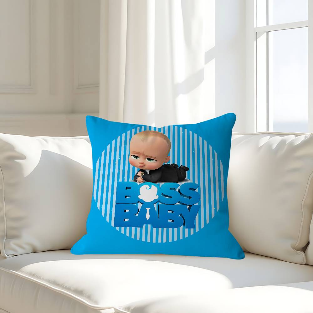 

Забавная наволочка для подушки-подушки Boss Baby в офис, чехол для подушки в машину 45X45 см, наволочка для поясничной подушки, чехол для диванной подушки 16x16Inch