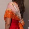 Nomad Sari Summer Turtle Print Scarf – Coral (180x50cm)