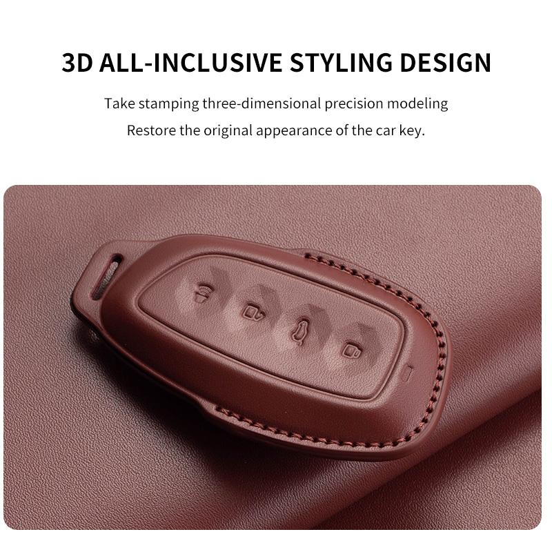 Interior Mouldings Car Key Case Cover Shell For Great Wall Haval 2022 Key Holder New Harvard Beast Cool Dog Car-Styling Keychain