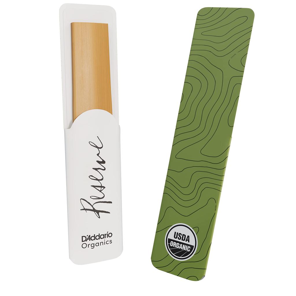 WoodWinds Reed for Tenor Saxophone USDA Organic Certified RESERVE ODKR0525 Pack of 5 D'Addario D'Addario [Hardness 2.5] []
