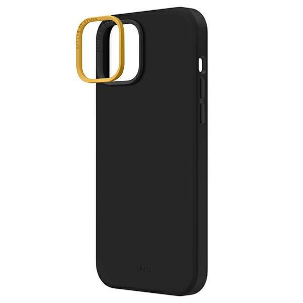 UNIQ Lino iPhone 14 Plus / 15 Plus 6.7" Case Black/midnight Black