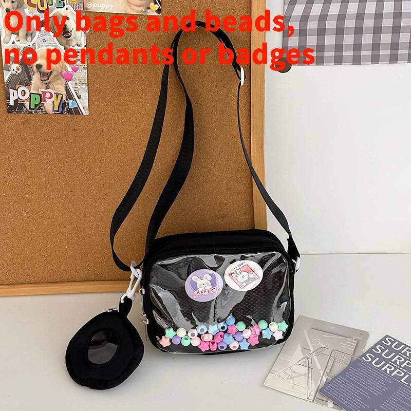 Girl Pvc Small Crossbody Bag With Zipper Pocket For Daily Casual Use