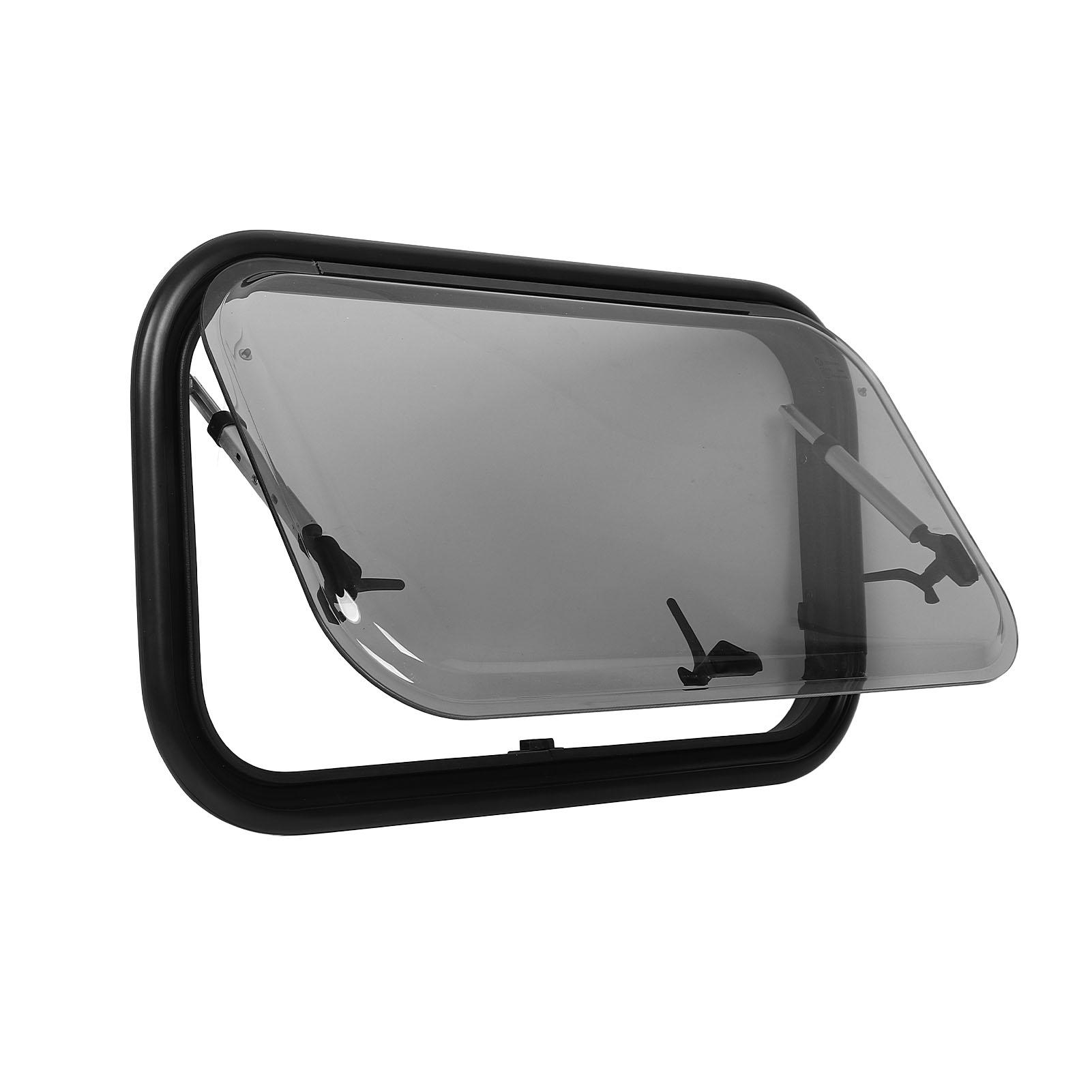 

RV Window L700 H400mm with Screen Sunshade Double Layer Acrylic Glass Anti UV Push Out Window for Motorhomes Campers