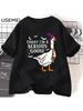 Today I'm A Serious Goose T Shirt For Unisex Wounisex Sarcastic Adult Humor Funny Goose Halloween T-Shirt Casual Cotton Tees