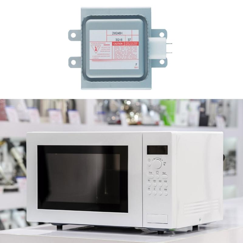 2M248H Vacuum Electron Tube Microwave Magnetron Replacement Part 1000W Microwave Magnetron Metal Texture for Microwave