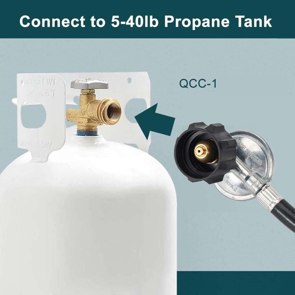 BBQ Propane Hose Assembly with Regulator Featuring Sturdy Construction for Safe and Efficient Propane Supply to Your Grill