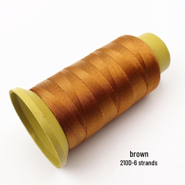Sewing Thread: Large Spool for Leather, Sofa, or Jeans - High Strength Mercerized Thread
