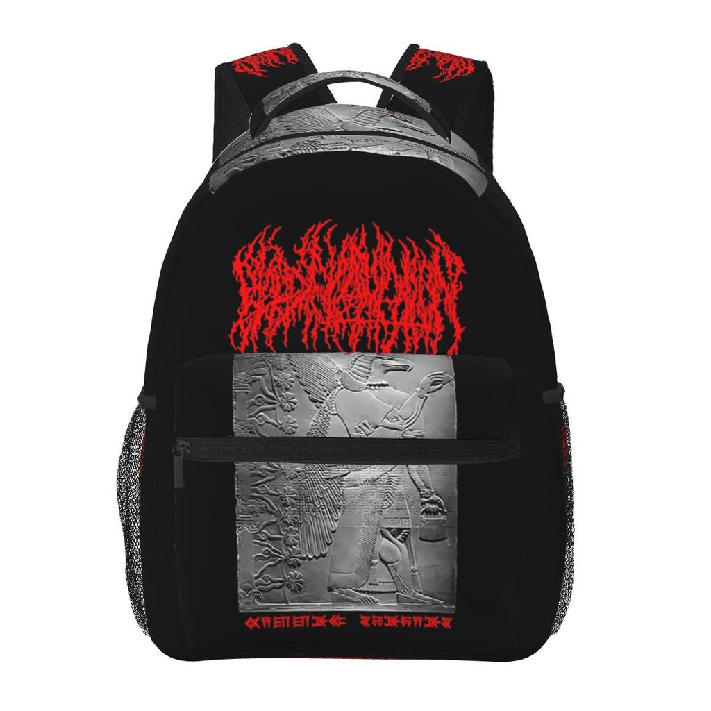 Blood Incantation Absolute Elsewhere Student Backpack School Bag Hiking Travel Daypack for Boys Girls Bookbag Shoulder Bags