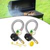 15 Inch RV Propane Hose Stainless Steel Pigtail For QCC-1 X 14” Inverted Male Flare Connection Garden Hose Accessories