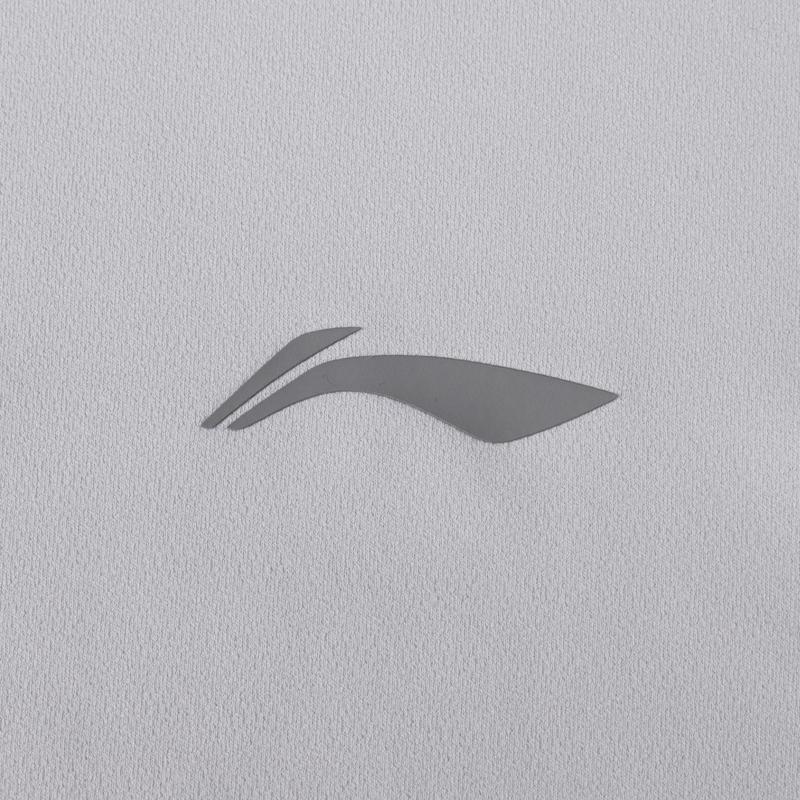 Li-Ning Simple And Stylish Solid Color Polo Shirt Men tops Light-Gray APLW517-5