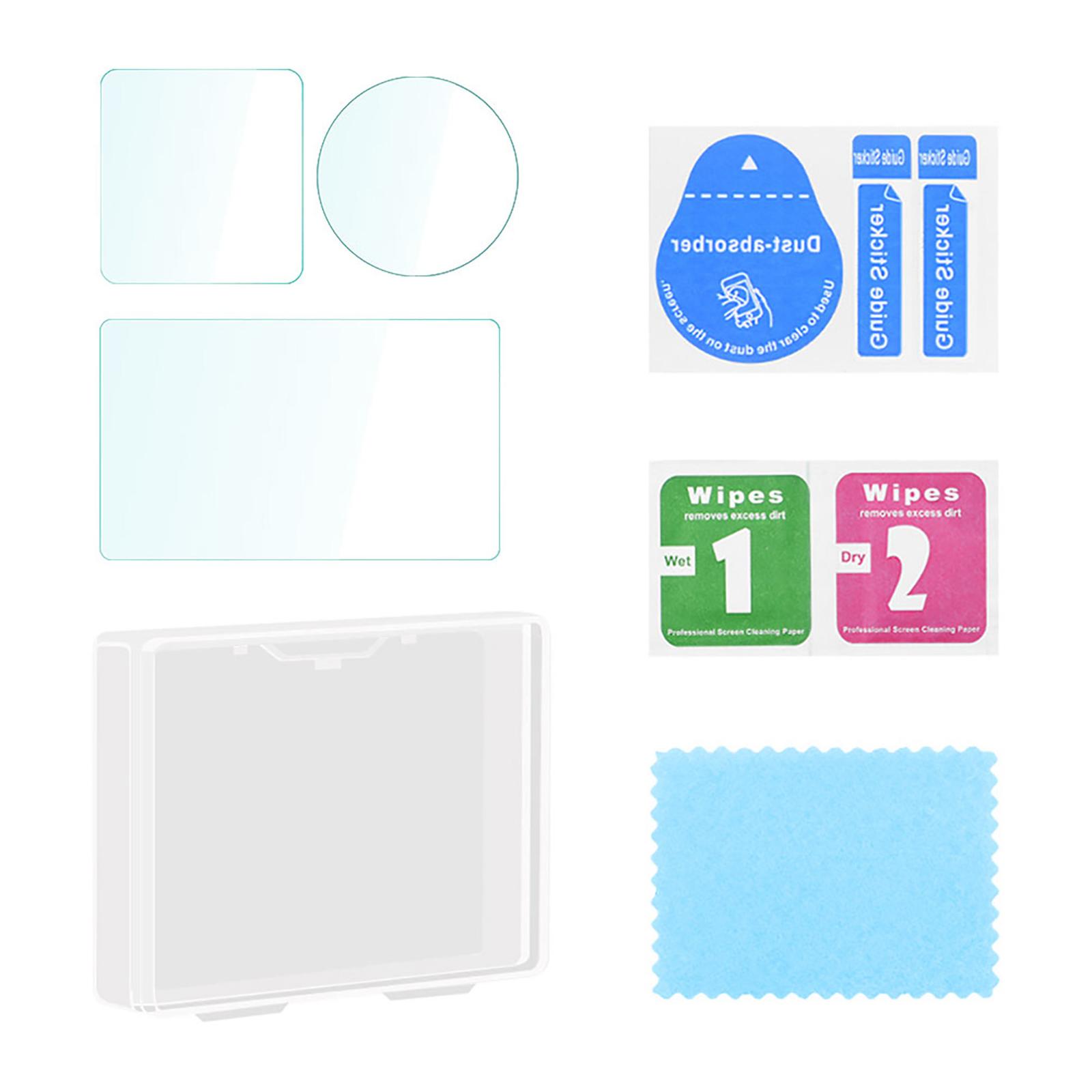 

Прозрачная защитная пленка для экрана камеры Action 4, защитная пленка из закаленного стекла, полное покрытие, твердость 9H, 1 комплект/2 комплекта 1