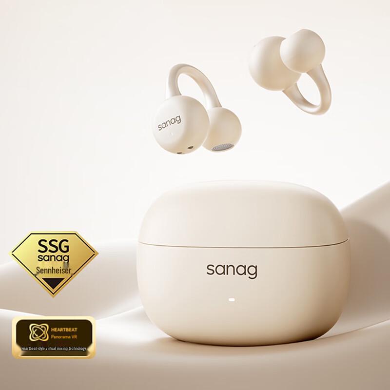 SANAG Z37 Open-Ear Clip-On Bluetooth Headset