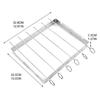Foldable Grill Rack BBQ Skewers Barbecue Rack for Meat, Shrimp, Chicken, Veggie