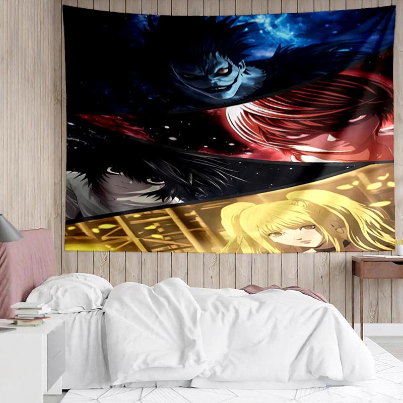 1PC Death King And Apple Tapestry Accessories Playroom Tapestry, for Bedroom,Livingroom, dormitory Room Wall Decor Fan Birthday Gifts