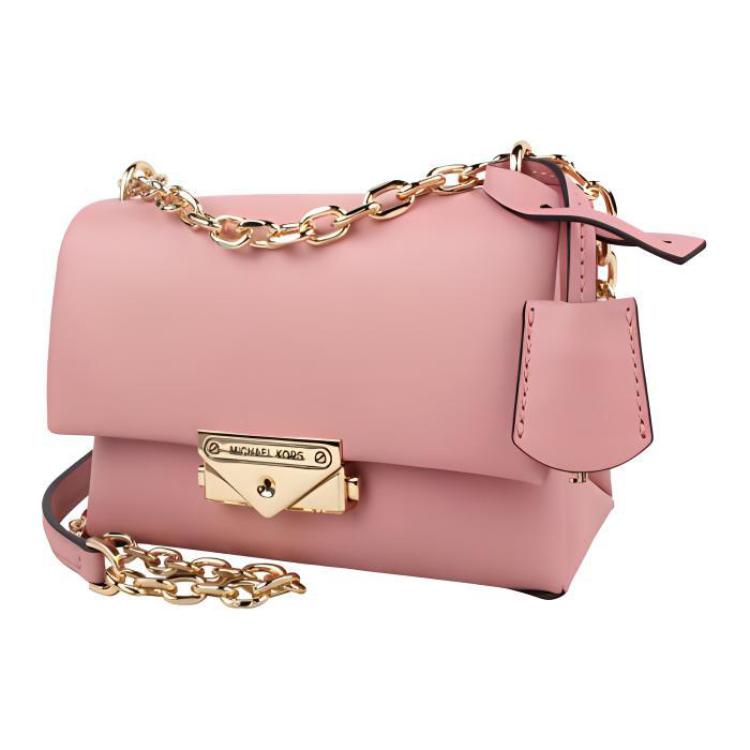 Michael Kors Cece 18 Gold Hardware Polyurethane Shoulder Bag Blush Pink Women Shoulder Bag 35F2G0EC5O-PRIMROSE