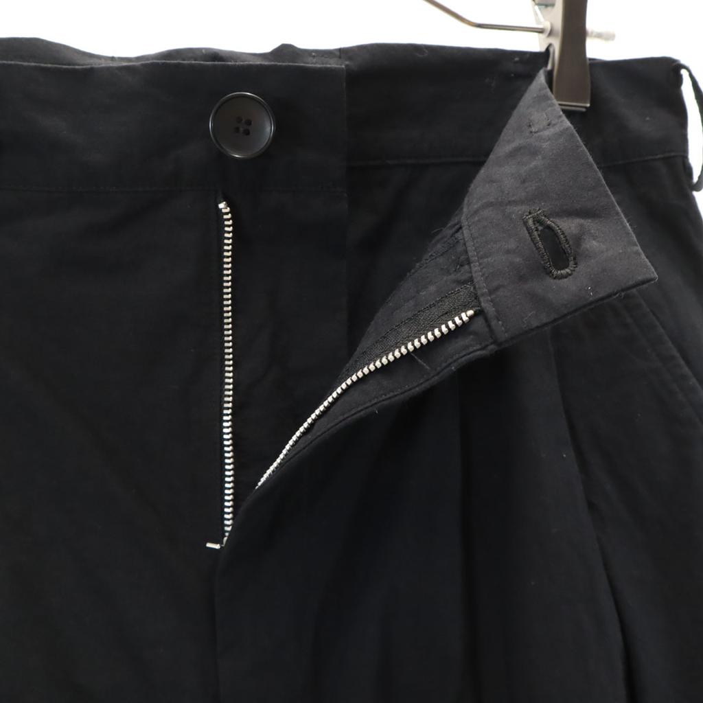 LIMI Feu Made In Japan Saruel Tapered Pants S Black Youji Yamamoto Women Used