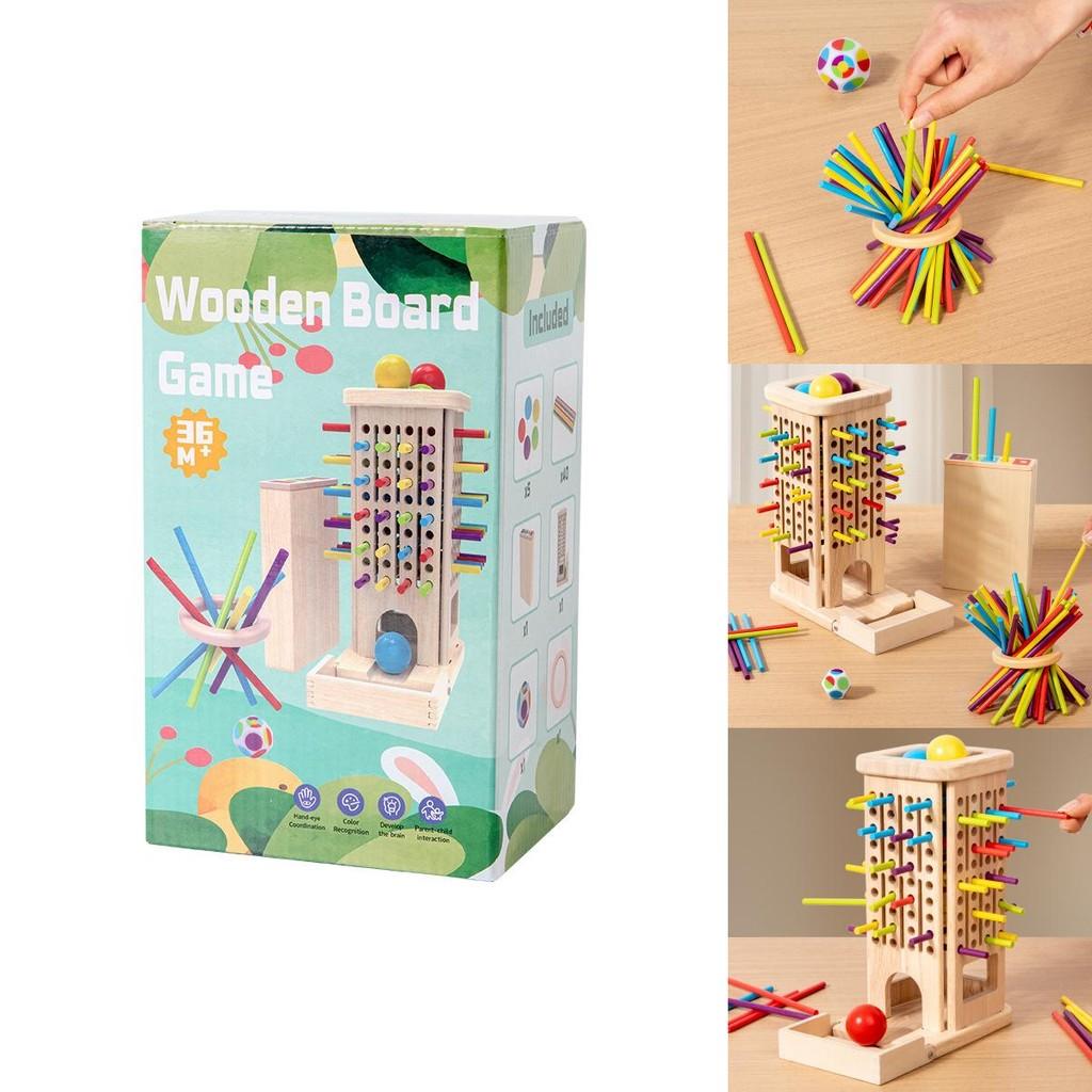 Educational Wooden Dice Game With Color Recognition For Kids And Parent Interaction