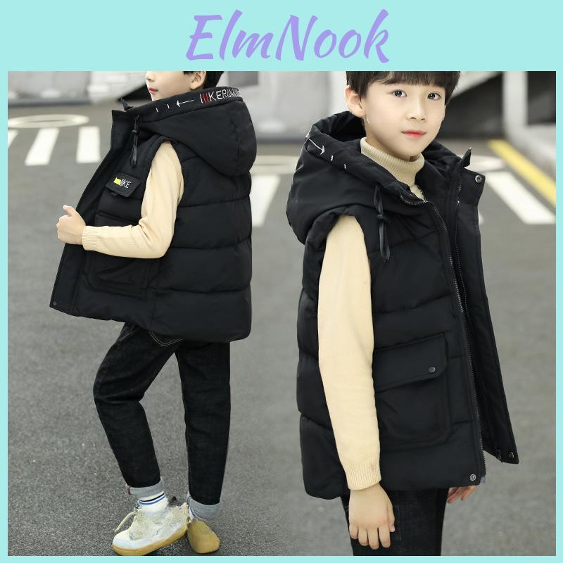 Boys Winter Autumn Waistcoats And Clothes Cotton Waistcoats Big Boys Boys Western Style Thickened Childrens Jackets