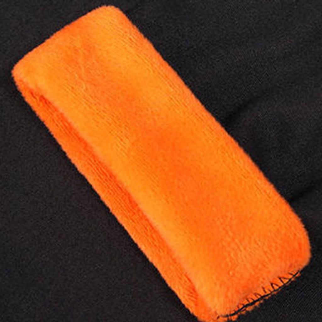 Men Winter Fleece Lined Cotton Thermal Long Johns Top Bottom Underwear Set