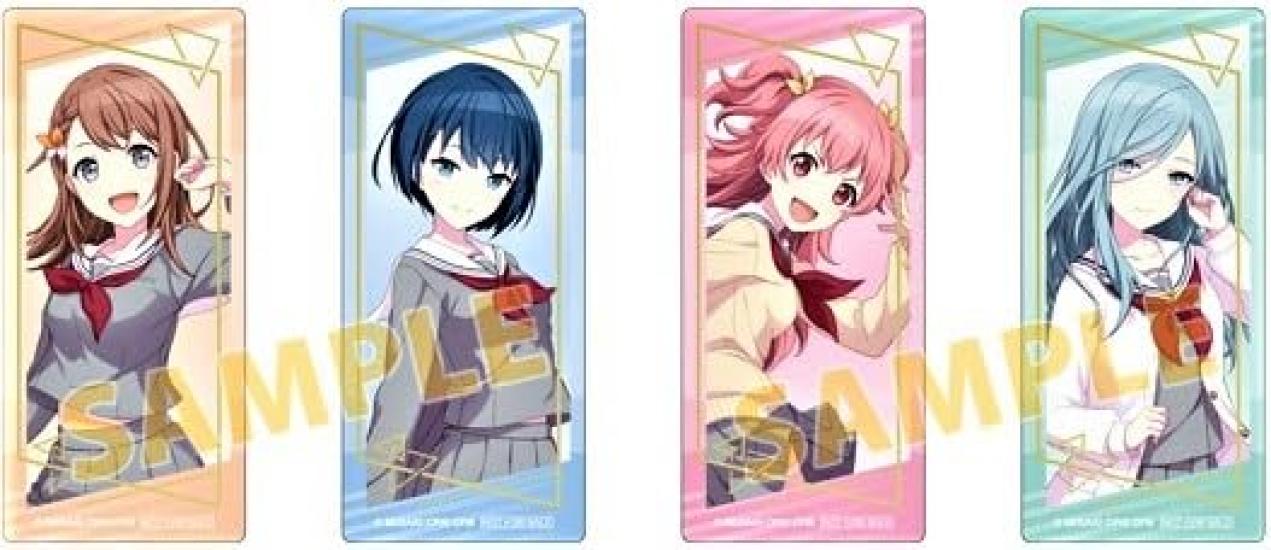 More More Jump Прозрачные закладки Набор из 4 штук с Минори Харукой Айри и Сидзуку Аниме Фэйр Эксклюзивный бонусный мерч Sekai Прозрачная Ханазато,