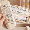 Layered Cartoon Pencil Case for Girls & Boys - Large Capacity School Stationery Bag