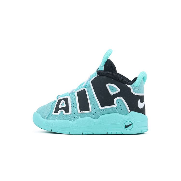 

Детские кроссовки Nike Air More Uptempo TD Light Aqua Green Black White CK0825-403