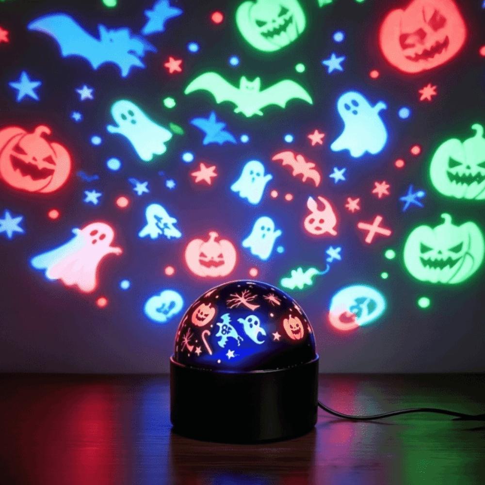 Flashing Light Effect Moon Galaxy Projector Light Color-changing Festive Party Mood Lights  Gift