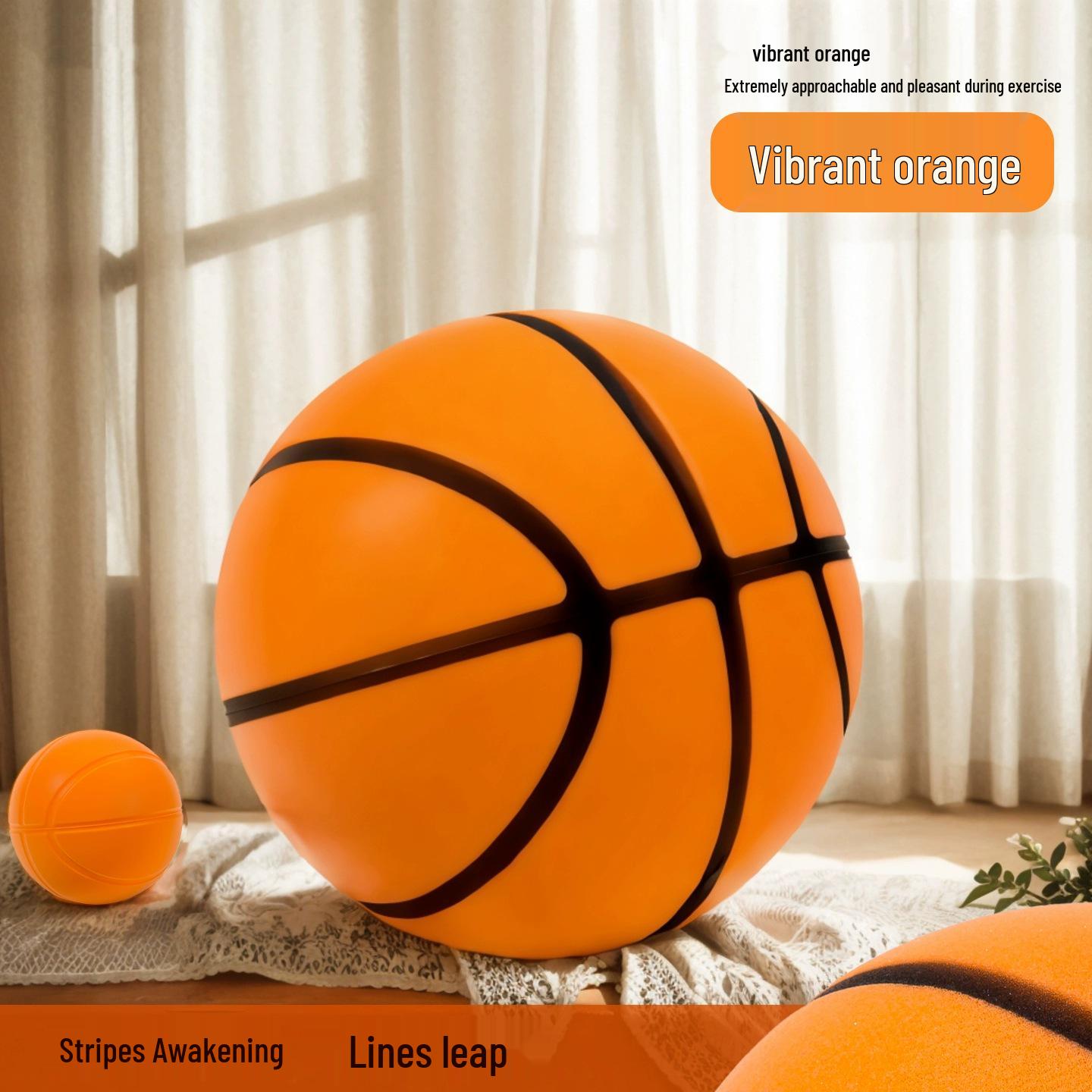 Silent Indoor Kids Basketball Training Ball with High Elasticity and Custom Logo