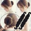 Magic Sponge Clip Foam Donut Hair Styling Bun Maker Curler Tool Ring Twist Black