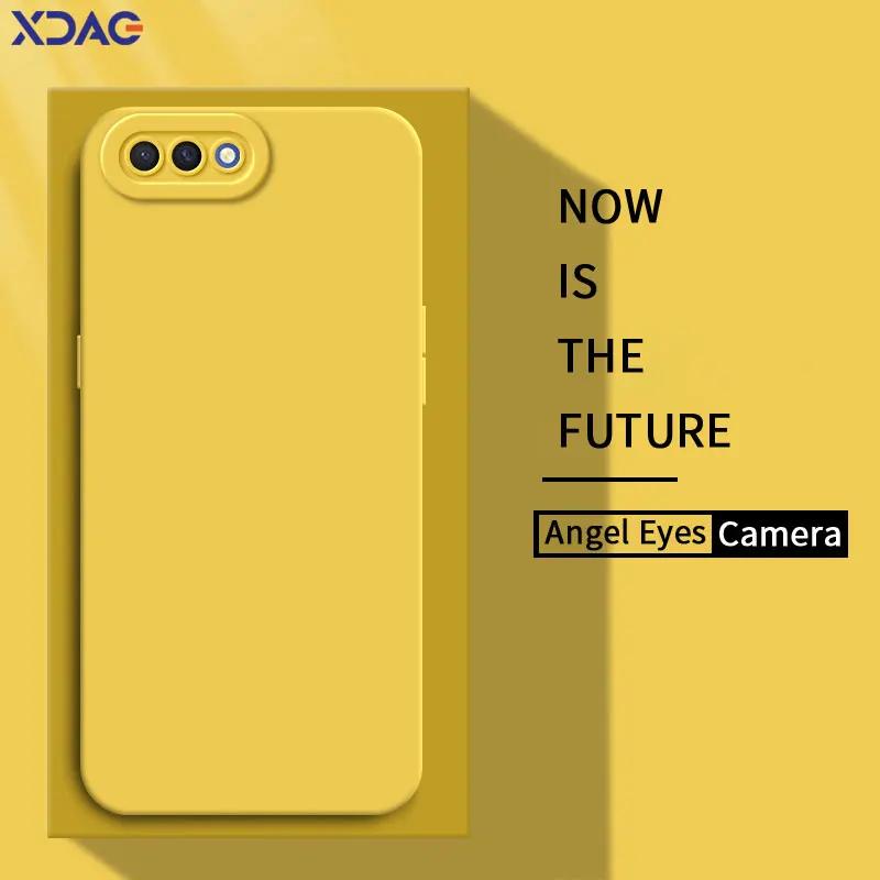 

Angel Eyes Square Liquid Silicone Cover Phone Case для OPPO A3S A5 AX5 Soft Camera Protective Противоударный чехол OPPOA3S OPPOA5 4G