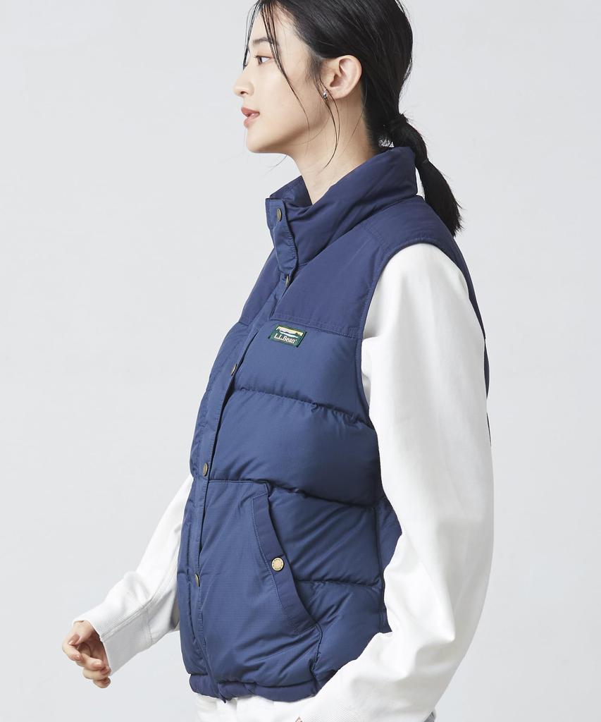 Mountain Classic Down Vest US Fit Petit XS Size Black Black 0UBV410001 [LLBE] Women's