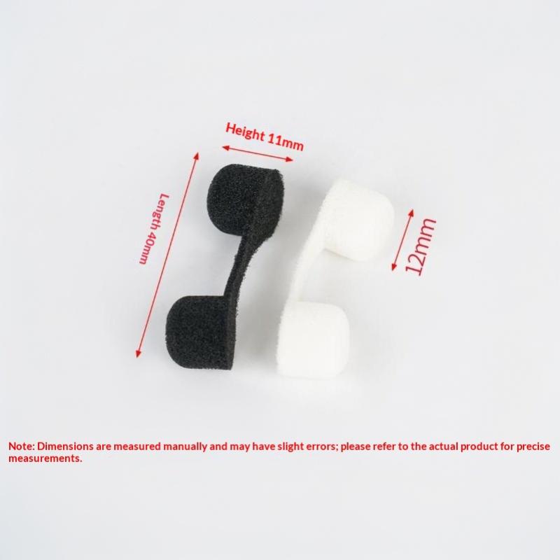 50Pcs Disposable Anti Smoke Nose Foam Filters Dust Pollen Resistant Protection for Construction Site Outdoor Walking