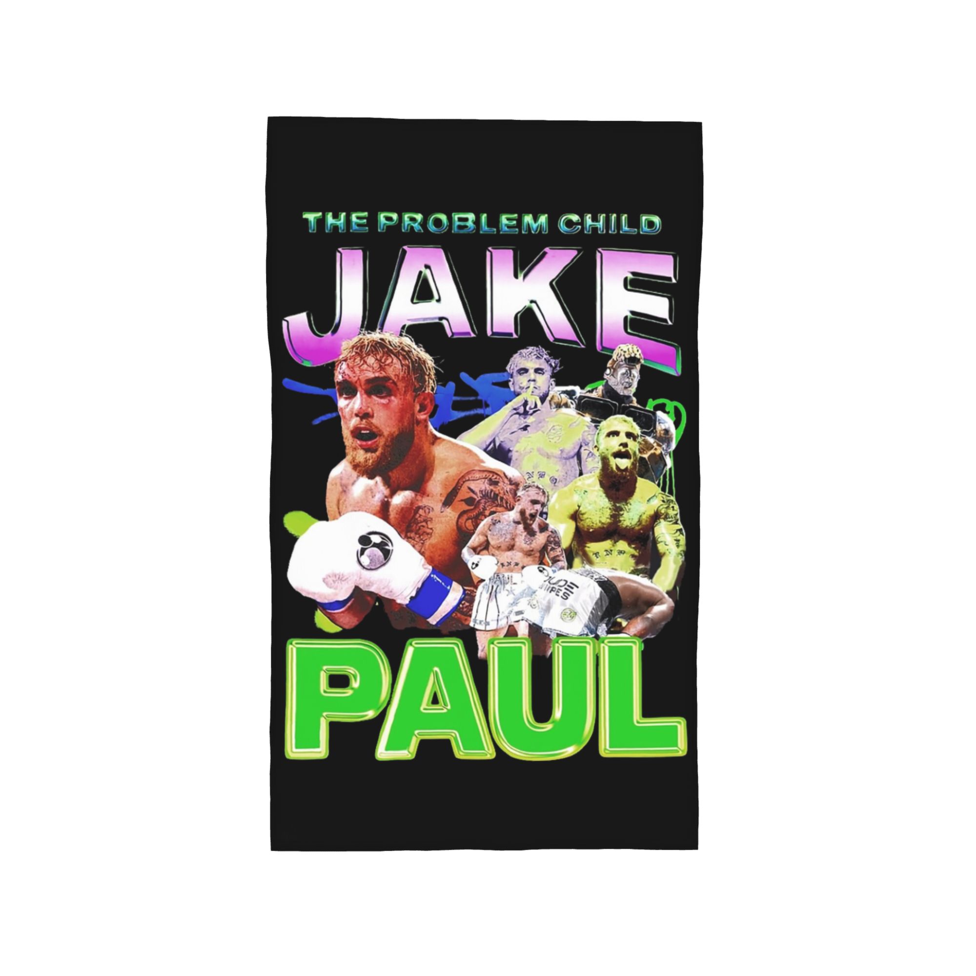 

Jake Paul Vintage 90s Style Retro Soft Face Towel Quick Dry Pool Bath Cotton Towels Absorbent W40*H60(CM)
