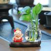 Fumede Lucky Cat Decorative Hydroponic Vase