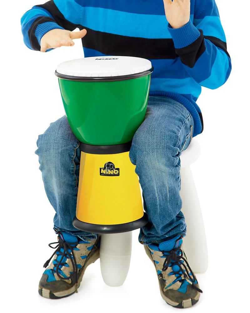 NINO ABS Drum Djembe, Green/Yellow, NINO18G/Y, Authentic Japanese Product